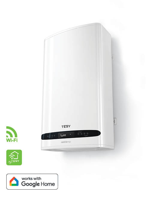 TESY BelliSlimo Cloud 50 liter elektrische boiler met WiFi en omkeerbare montage