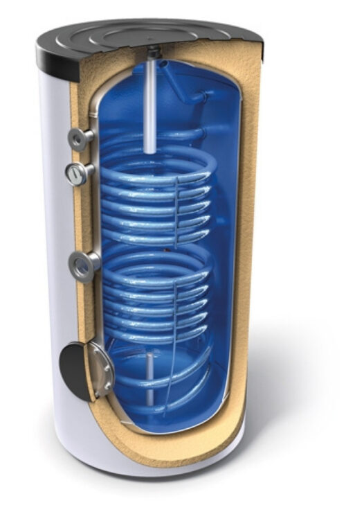 Tesy buffervat voor systeemwater 200 liter met 2 wisselaars